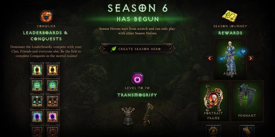 Season 6 rewards