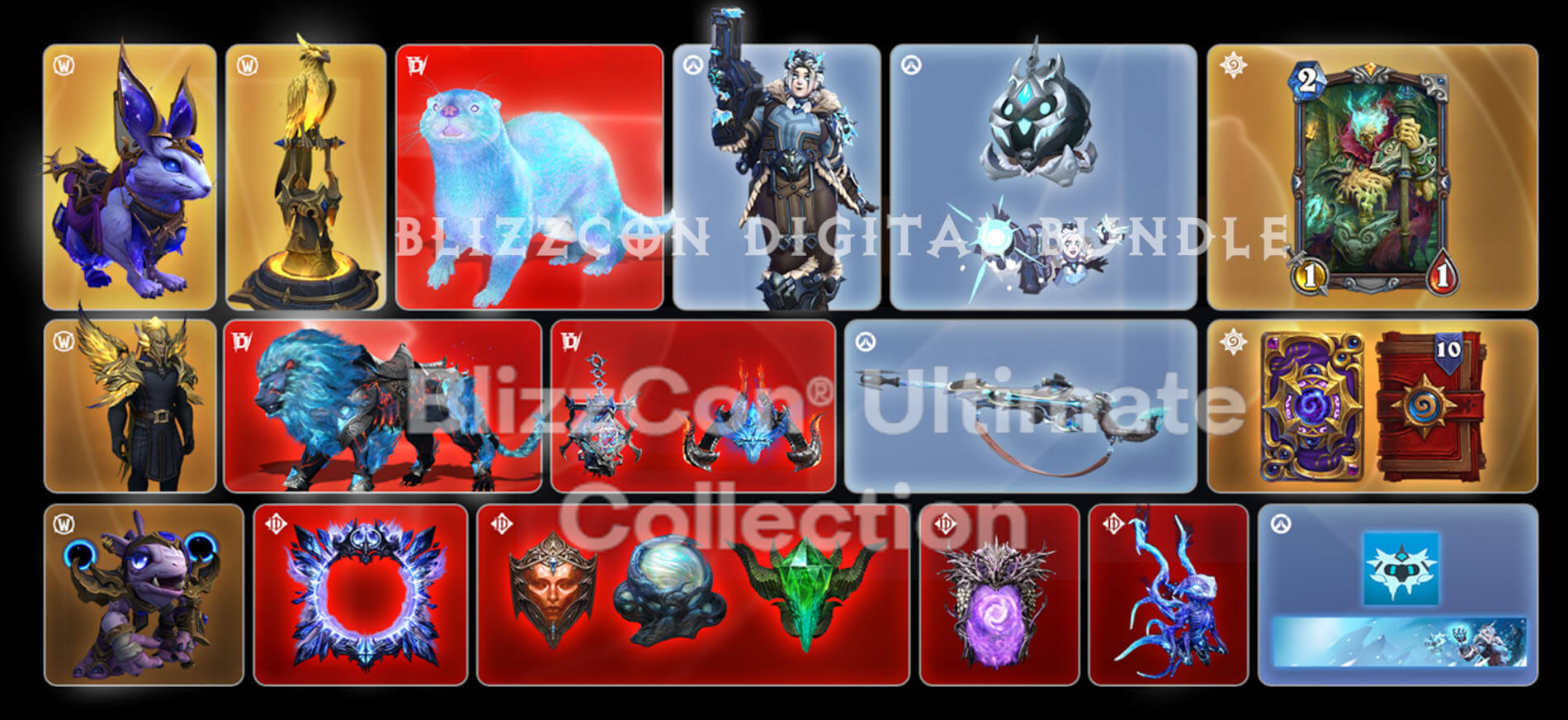 screenshot of the blizzcon digital ultimate collection