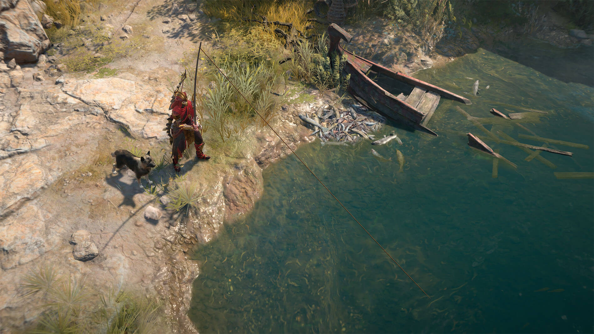 screenshot of fishing game on diablo 4 new season