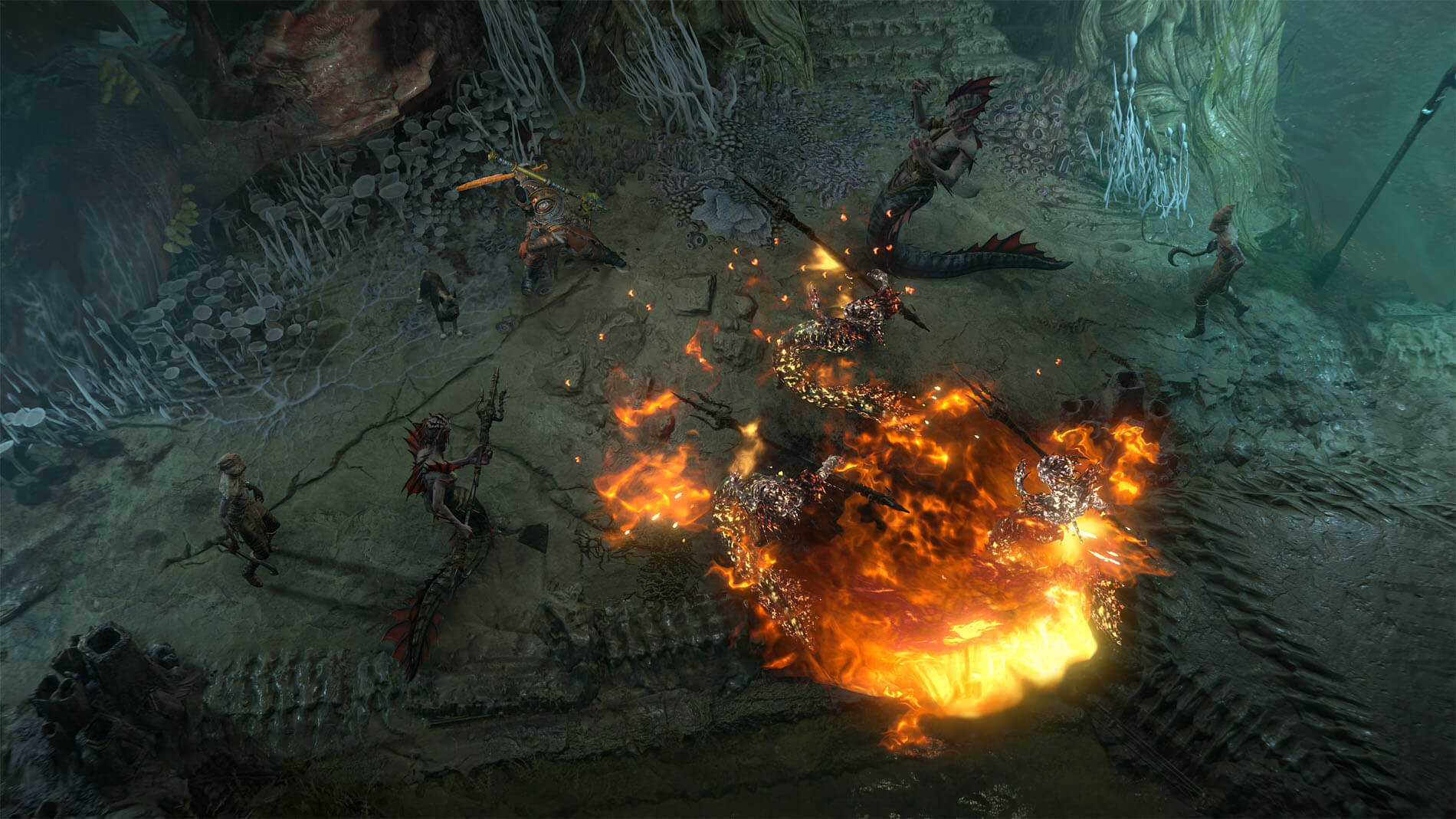 diablo 4 lord of hatred new season fight seen with activated play skills