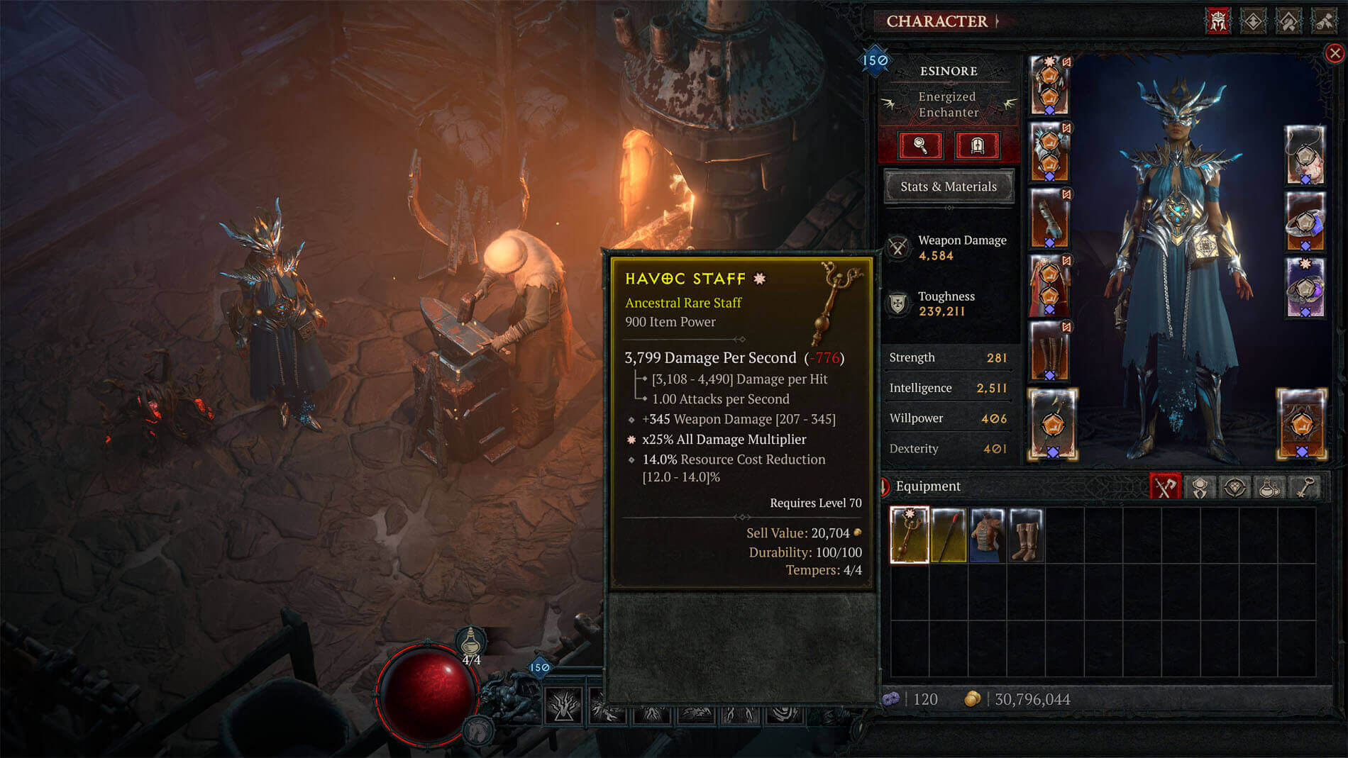 diablo 4 lord of hatred rare items screenshot