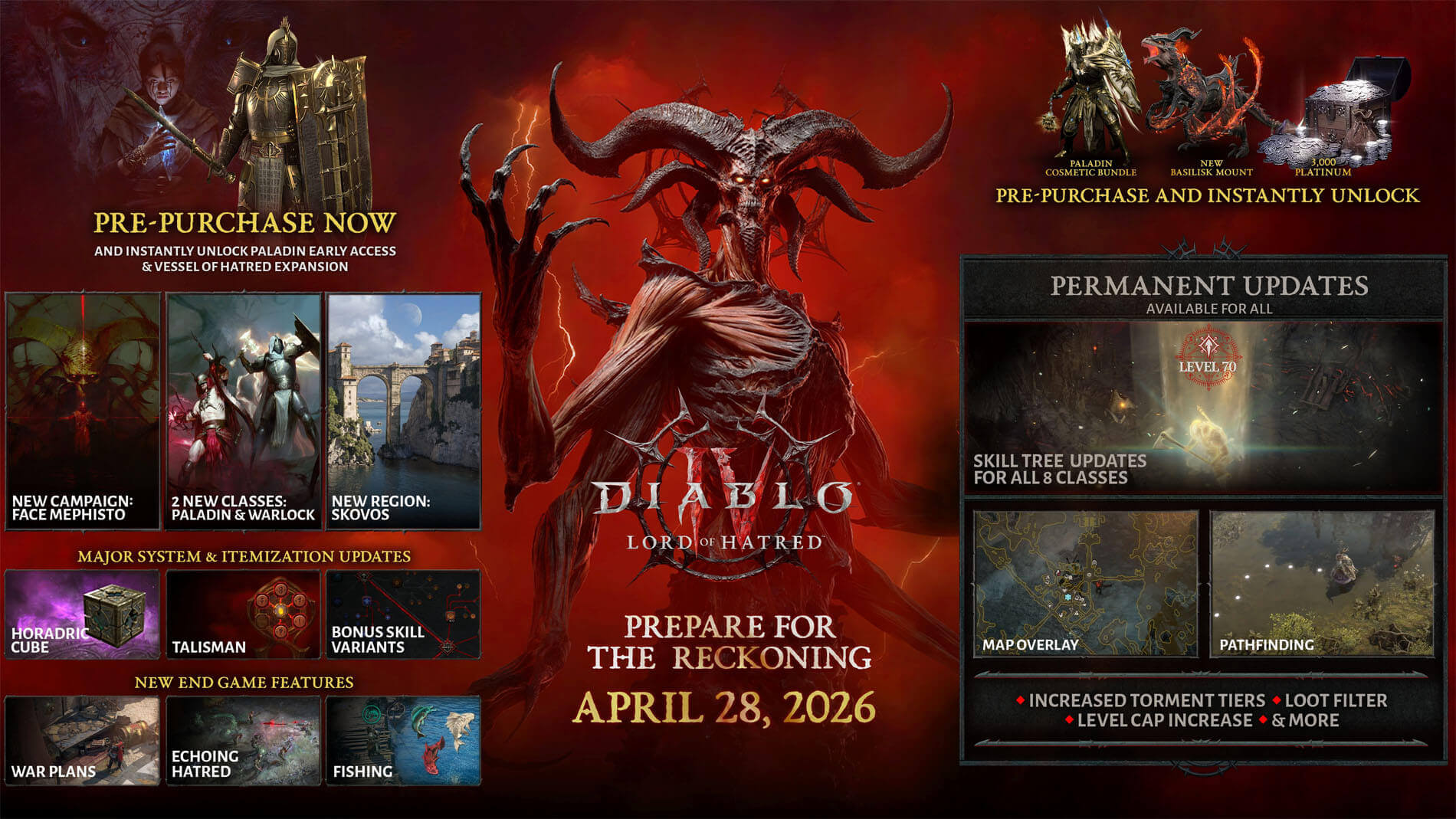screenshot of details for diablo 4 new season called lord of hatred reckoning