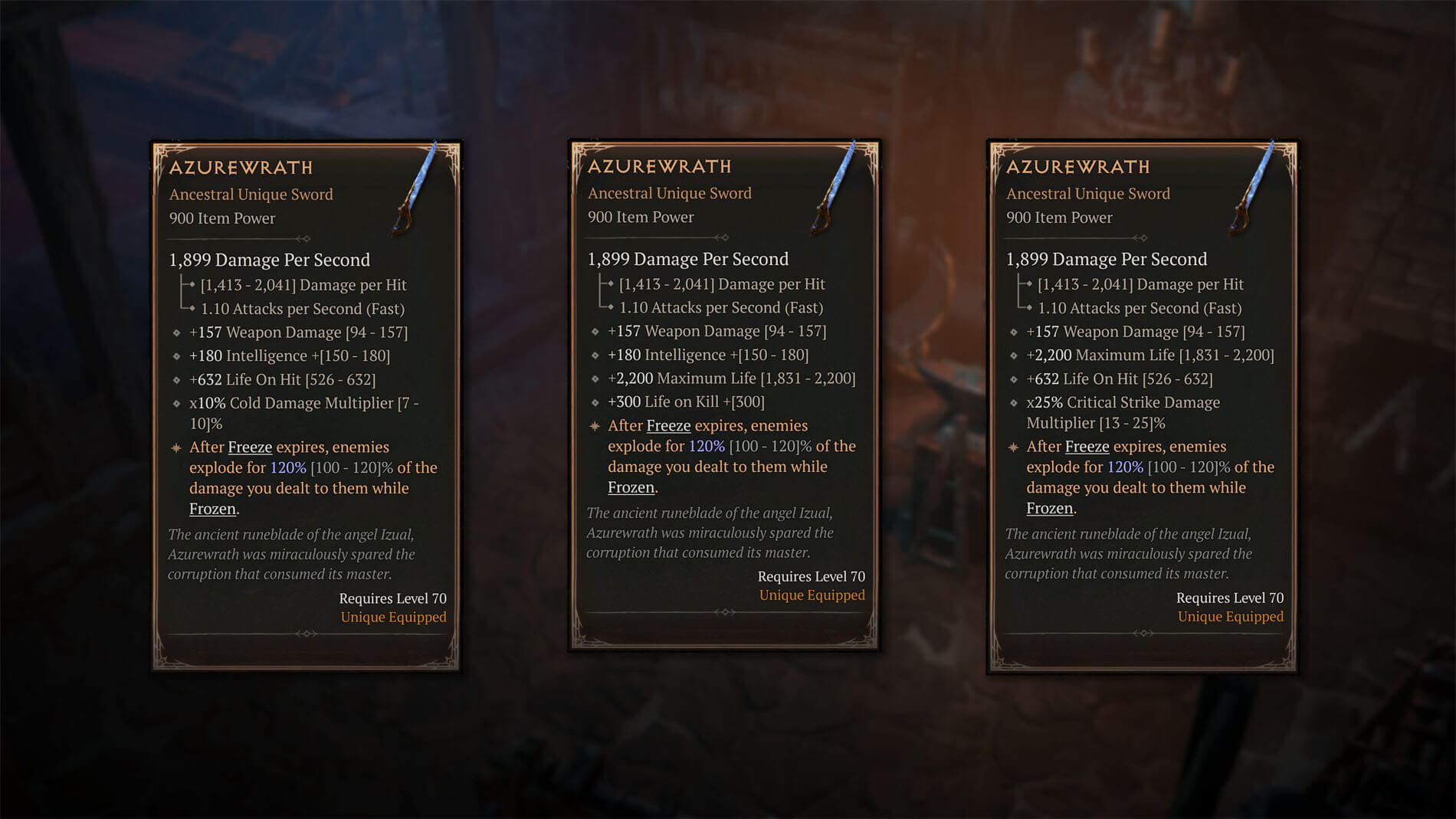 diablo 4 lord of hatred unique items board screenshot