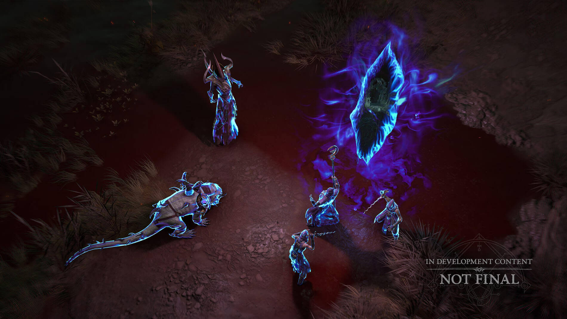 screenshot of diablo 4 new monster family in the fight 