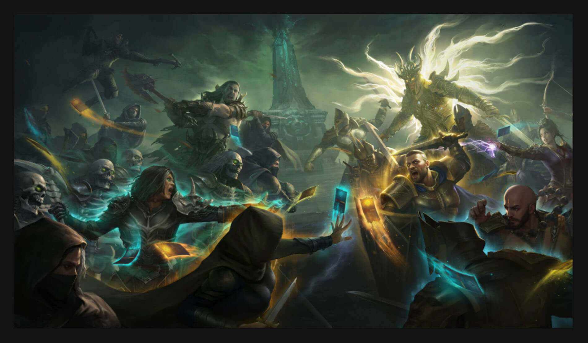 screenshot of diablo immortals chaos convoy fight