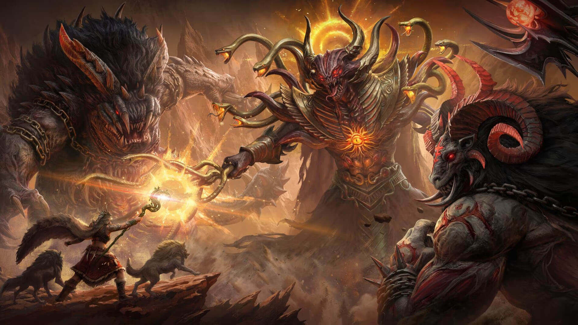 diablo immortals demons in fight