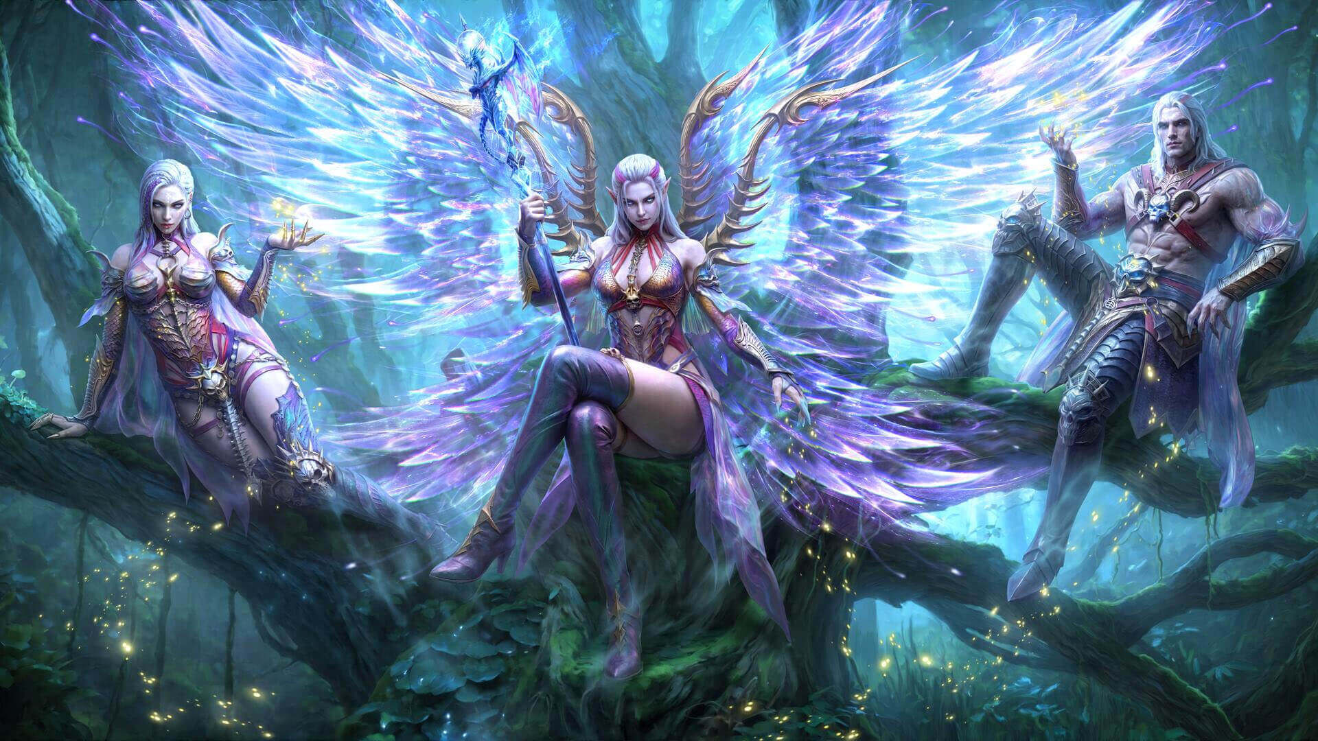 images of the first forest children in the revenant market diablo immortal