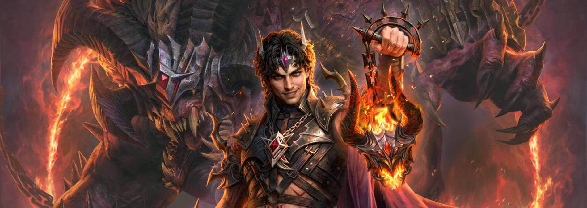 diablo immortals vizjerei with a gem and demons
