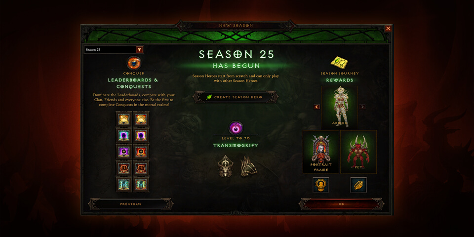 Season 25 has started