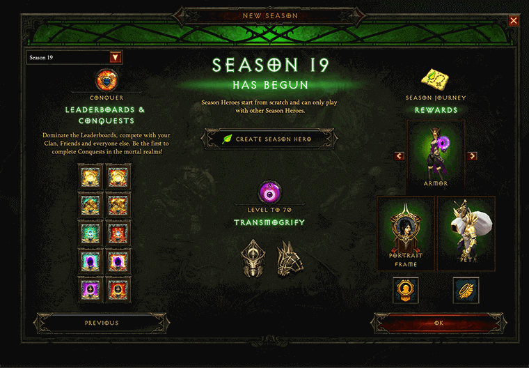 season 19 leaderboard and rewards