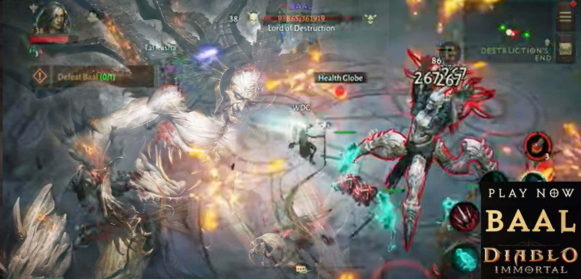 screenshot of baal play in diablo immortal